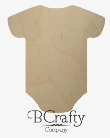 Wooden Baby Onesie Cutout Shape - Construction Paper, HD Png Download, Free Download