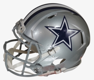 Dak Prescott Autographed Dallas Cowboys Silver Riddell - Football Helmet, HD Png Download, Free Download