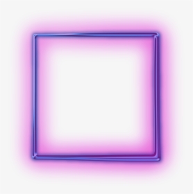 Neon Frame Png - Transparent Neon Square Png, Png Download, Free Download