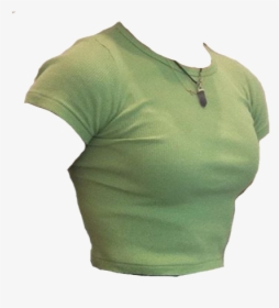 Aesthetic Green Top Png, Transparent Png, Free Download