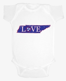 Love Tennessee Blue Infant White Onesie - Active Shirt, HD Png Download, Free Download