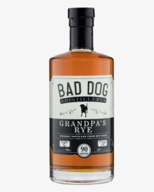 Bad Dog Grandpa Rye Whiskey Png - Bad Dog Whiskey, Transparent Png, Free Download