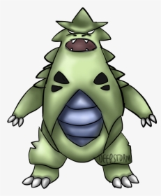 I Drew Tyranitar For My Little Brother - Cartoon, HD Png Download, Free Download