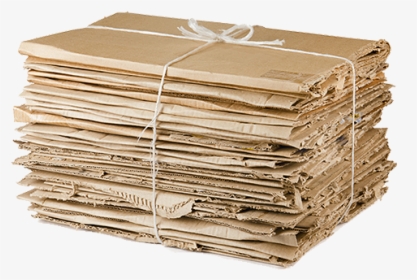 Stack Of Clean And Flattened Corrugated Cardboard Boxes - Cardboard Recycling, HD Png Download, Free Download