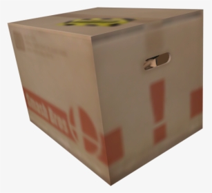 Download Zip Archive - Super Smash Bros Cardboard Box, HD Png Download, Free Download