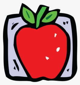 Free Clipart Of A Red Apple - Manzana, HD Png Download, Free Download