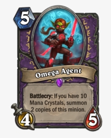 Omega Agent - Rafaam Hearthstone Rise Of Shadows, HD Png Download, Free Download