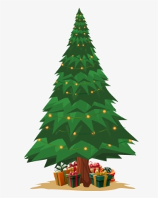Tree Nolights Nostar Min Lp Christmas - Christmas Tree With No Star, HD Png Download, Free Download