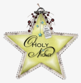 O Holy Night Christmas Star Freebie Enjoy And Merry - Christmas Day, HD Png Download, Free Download