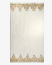 White And Gold Bathroom Rugs, HD Png Download, Free Download