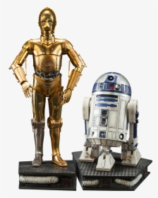 R2 D2 And C 3po Premium Format Statues - Sw C 3po Premium Format Figure, HD Png Download, Free Download