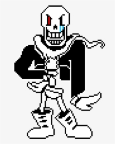 Papyrus Drawing Battle - Disbelief Papyrus Battle Sprite, HD Png Download, Free Download