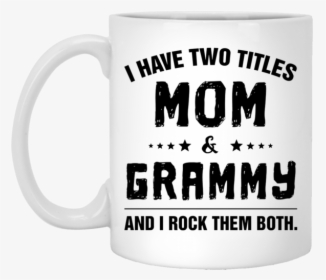 Two Titles Mom And Grammy Coffee Mugs"  Class= - Rock Paper Scissors Shark Knife, HD Png Download, Free Download