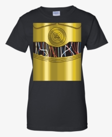 C3po Chest T Shirt & Hoodie - T-shirt, HD Png Download, Free Download
