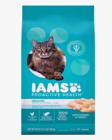 Iams Proactive Health Adult Indoor Weight & Hairball - Iams Indoor Cat Food, HD Png Download, Free Download