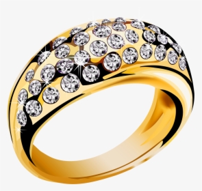 Ring Clipart Gold Ring - Jewellery Ring Png, Transparent Png, Free Download