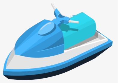 Clipart Boat Ski Boat - Clipart Jet Ski Png, Transparent Png, Free Download