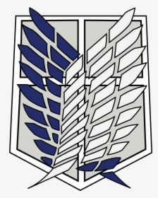 Survey Corps/scout Regiment/scout Legion - Attack On Titan Logo Png, Transparent Png, Free Download