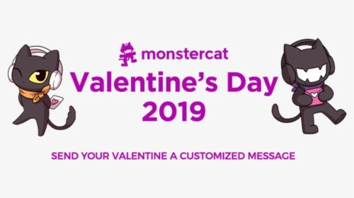 Monstercat Releases Dj Themed Valentines Day E Cards - Monstercat Valentine, HD Png Download, Free Download