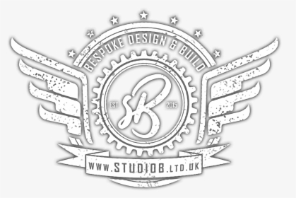 V2 Vintage Logo With Effects White , Png Download - Rotary, Transparent Png, Free Download