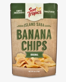 Island Saba Banana Chips - Sun Tropics Banana Chips, HD Png Download, Free Download