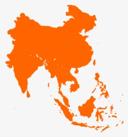 Southeast Asia 2 Svg Clip Arts - South East Asia Map Vector, HD Png Download, Free Download