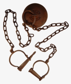 Yuma Prison Iron Ball And Chain - Prison Chain Png, Transparent Png, Free Download