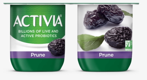 Activia Probiotic Blended Lowfat Yogurt Prune - Activia Yogurt Blueberry Calories, HD Png Download, Free Download
