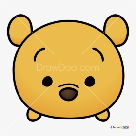 How To Draw Pooh Disney Tsum Tsum - Cartoon, HD Png Download, Free Download