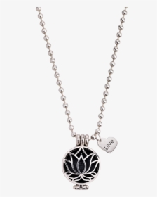 Set Aroma Dream Lotusflower And Ball Chain Silver Necklace - Necklace, HD Png Download, Free Download