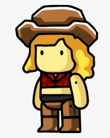 Cowboy - Scribblenauts Cowgirl, HD Png Download, Free Download