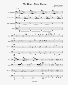 Mr Bean Main Theme Trombone Sheet, HD Png Download, Free Download