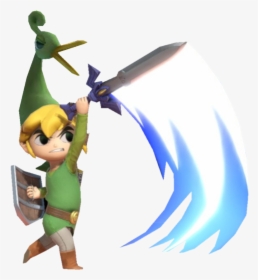 Nintendo Fanon Wiki - Toon Link Swinging Sword, HD Png Download, Free Download