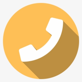 Icon Of A Telephone - Circle, HD Png Download, Free Download