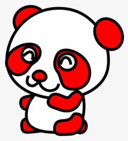 Red And White Panda, HD Png Download, Free Download