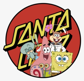 Santa Cruz Spongebob, HD Png Download, Free Download