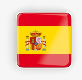 Square Icon With Frame - Spain Flag Icon Square, HD Png Download, Free Download