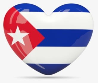 Cuba, Png V - Cuba Flag In Heart, Transparent Png, Free Download