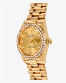 Datejust Yellow Gold Automatic - Analog Watch, HD Png Download, Free Download