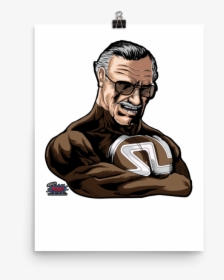 Super Stan Lee Poster - Illustration, HD Png Download, Free Download