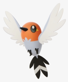 661fletchling Detective Pikachu - Pokemon Red And Black Bird, HD Png Download, Free Download