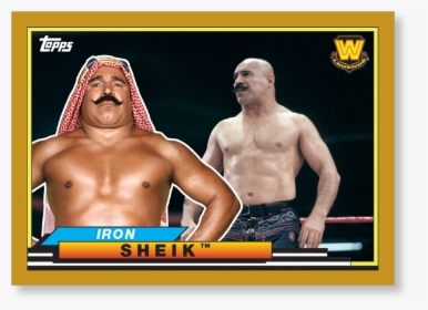 2018 Topps Wwe Heritage Iron Sheik Big Legends Gold - Andre The Giant Card, HD Png Download, Free Download
