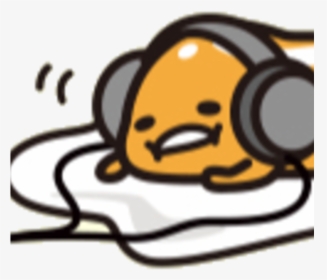 Gudetama With Headphones, HD Png Download, Free Download