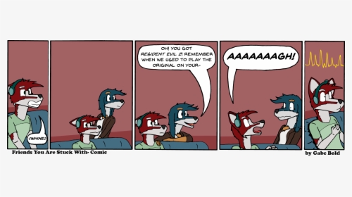 Still, You Must Play Horror Games With Headphones On - Cartoon, HD Png Download, Free Download