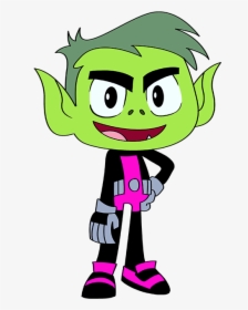 How To Draw Beast Boy From Teen Titans - Titans Beast Boy Cartoon Network, HD Png Download, Free Download