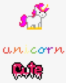 Cute Unicorn , Png Download - Good Pixel Art Drawings, Transparent Png, Free Download