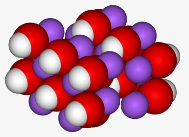 Unit Cell, Spacefill Model Of Sodium Hydroxide - Sodium Hydroxide, HD Png Download, Free Download