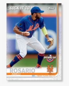 Amed Rosario 2019 Opening Day Baseball Insert Poster - College Baseball, HD Png Download, Free Download