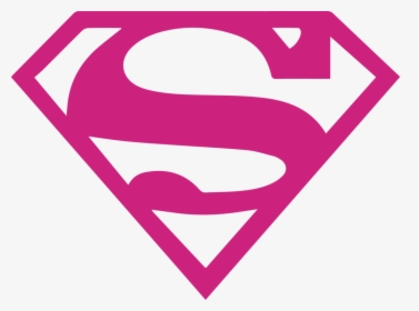 Supergirl Clipart Logo - Superman Logo Pink Png, Transparent Png, Free Download