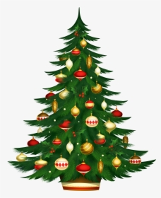 Christmas Poted Tree Png Clipart - Christmas Tree Images Download, Transparent Png, Free Download